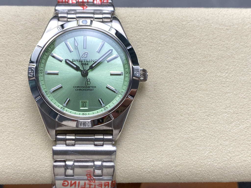 CHRONOMAT AUTOMATIC 36 STEEL CASE LIGHT GREEN DIAL