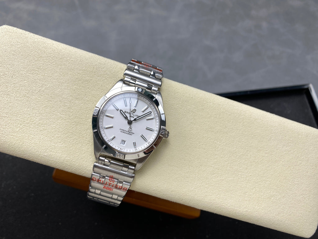CHRONOMAT AUTOMATIC 36 STEEL CASE WHITE DIAL