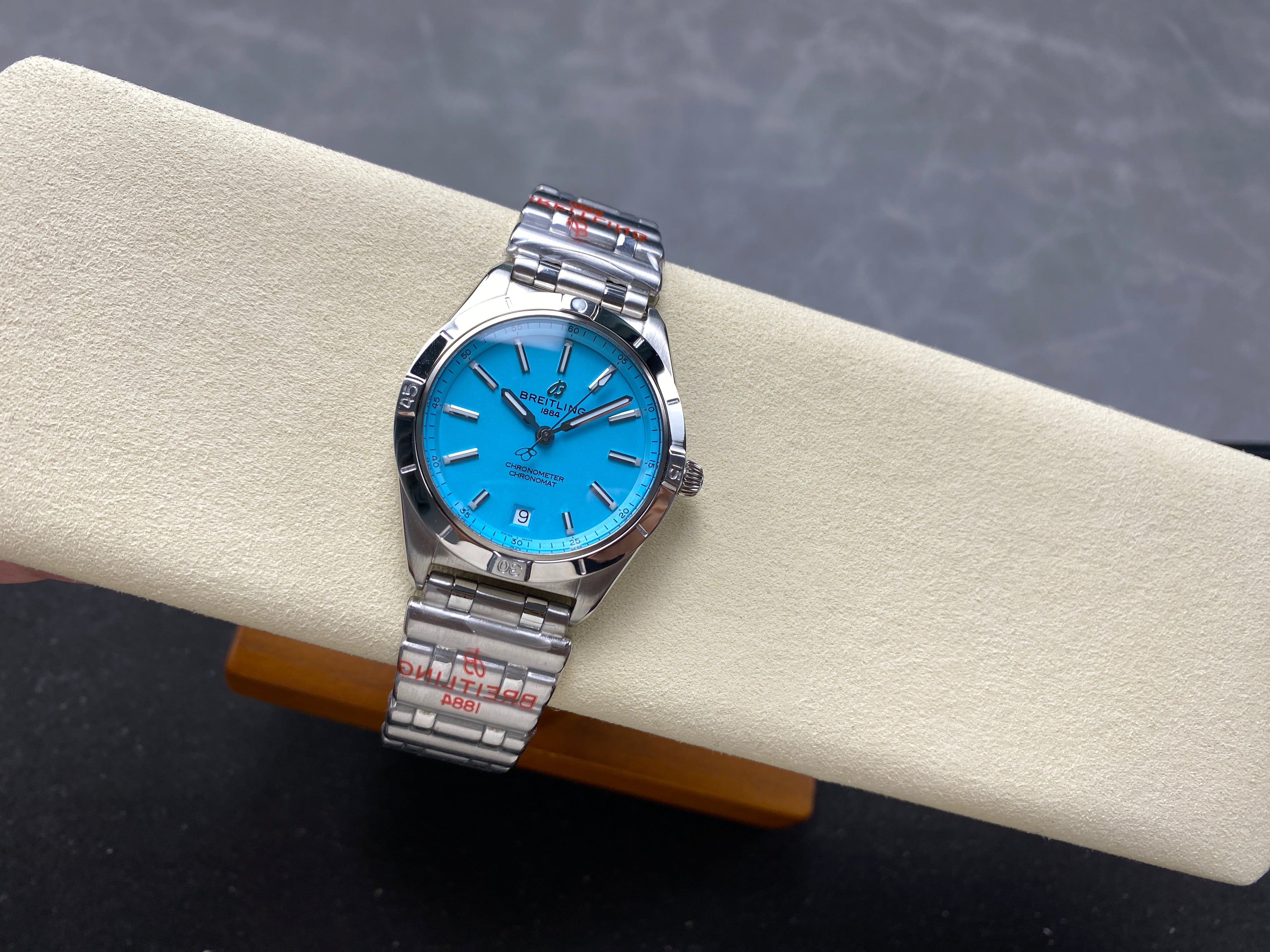 CHRONOMAT AUTOMATIC 36 STEEL CASE BLUE DIAL