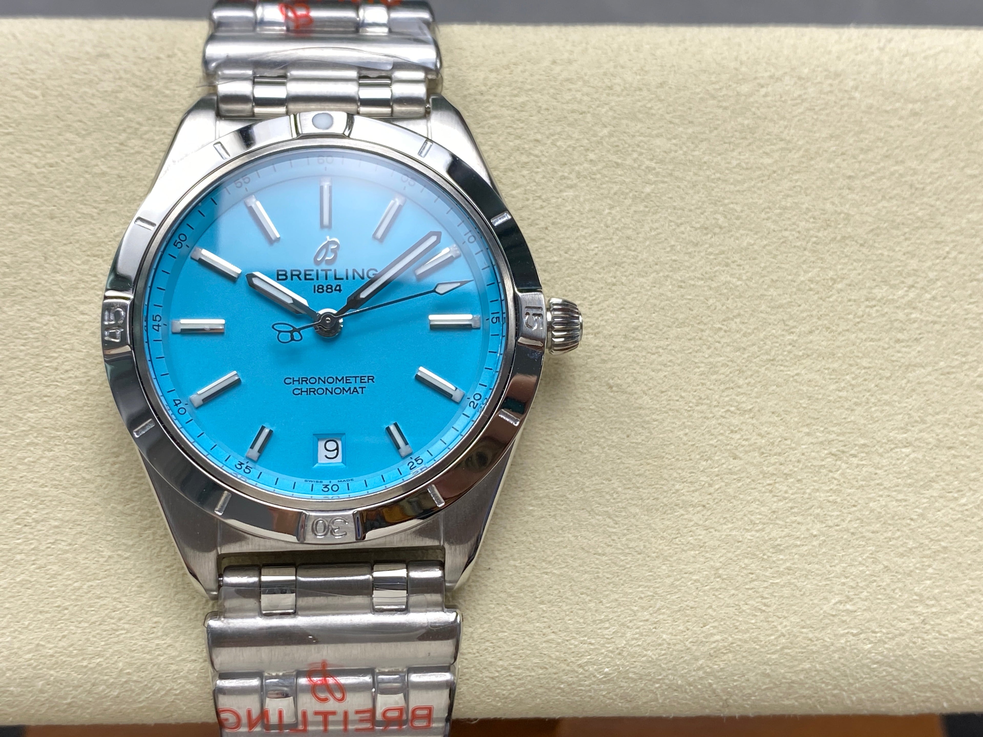 CHRONOMAT AUTOMATIC 36 STEEL CASE BLUE DIAL