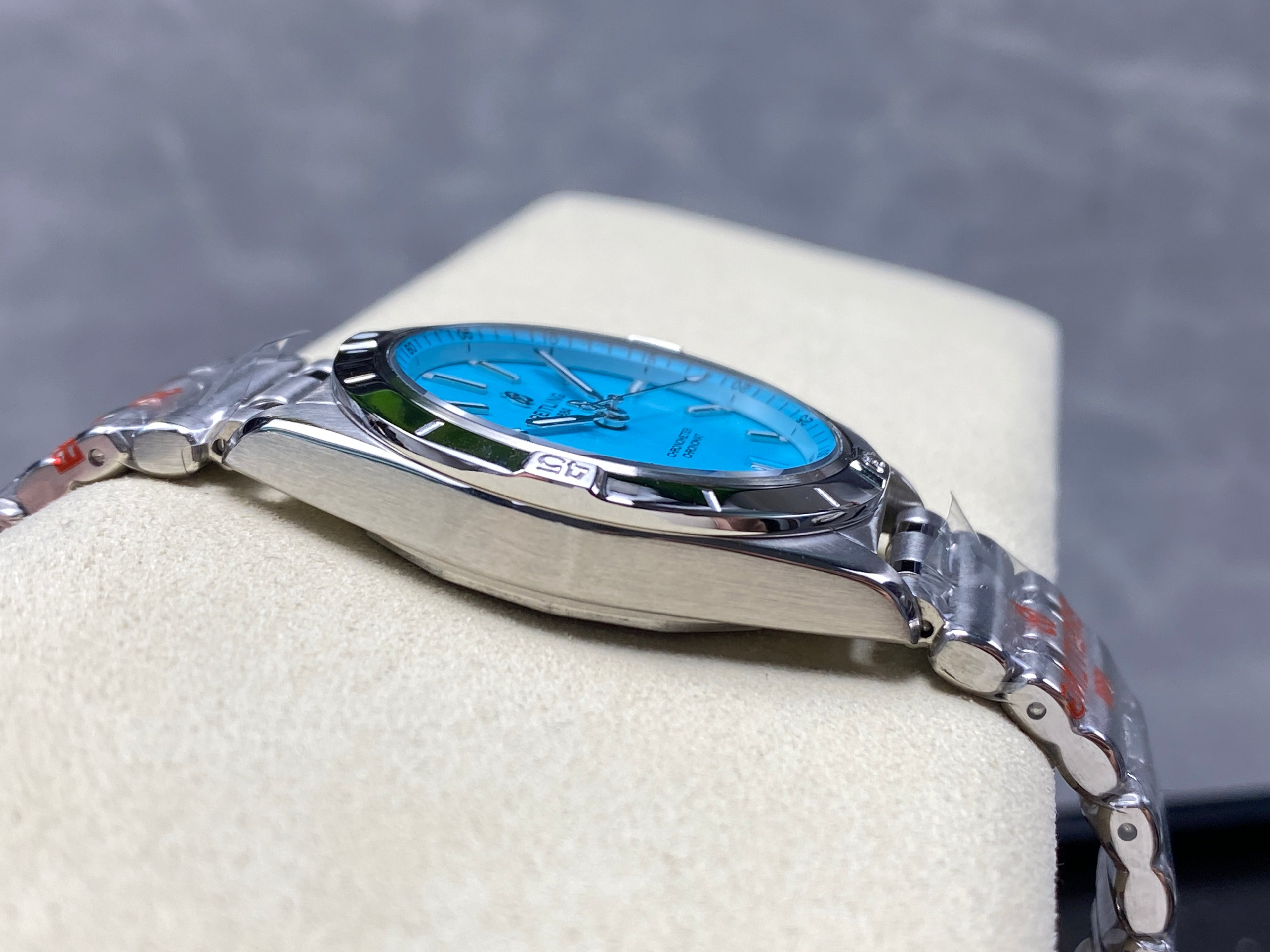CHRONOMAT AUTOMATIC 36 STEEL CASE BLUE DIAL