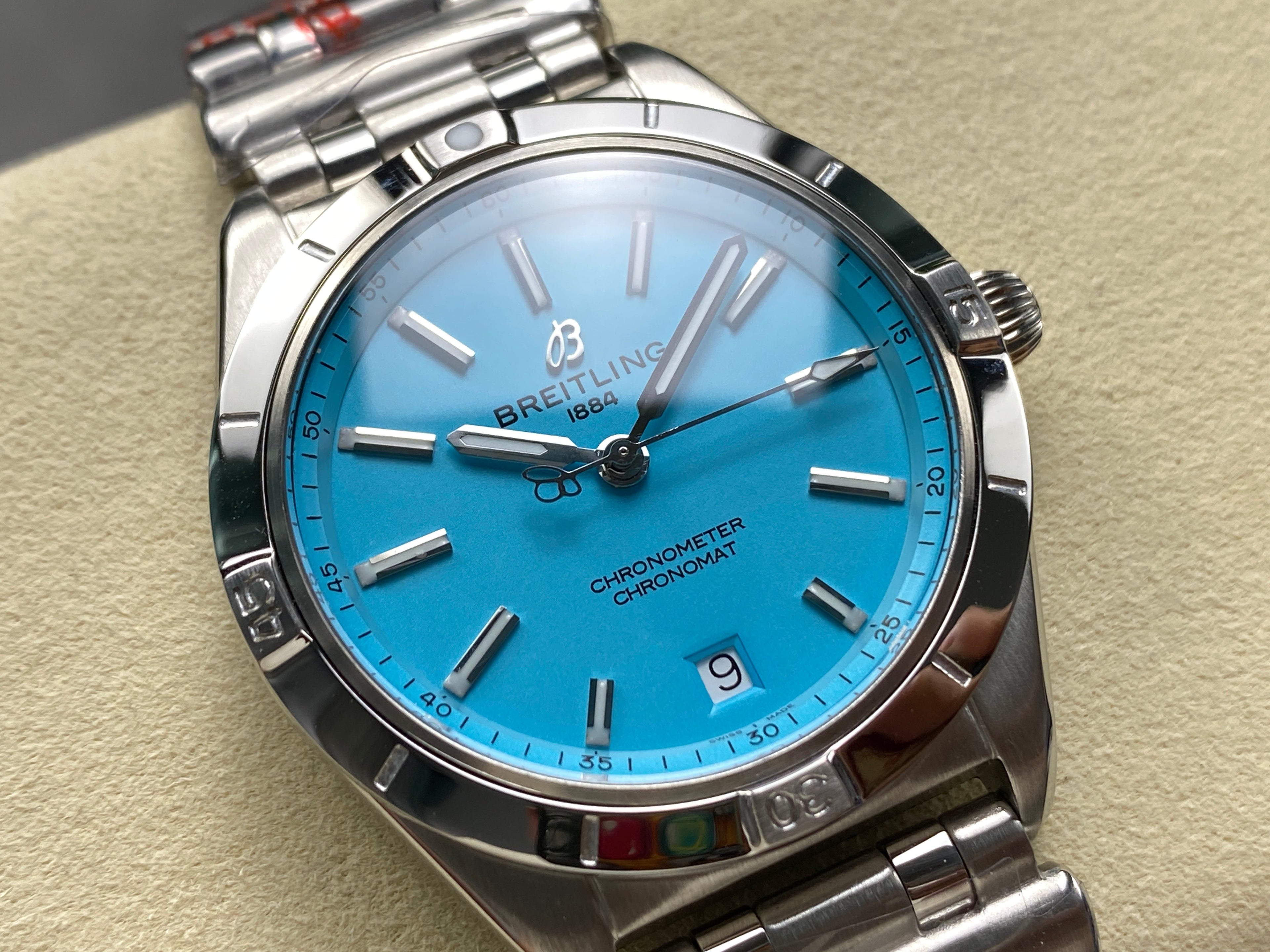 CHRONOMAT AUTOMATIC 36 STEEL CASE BLUE DIAL