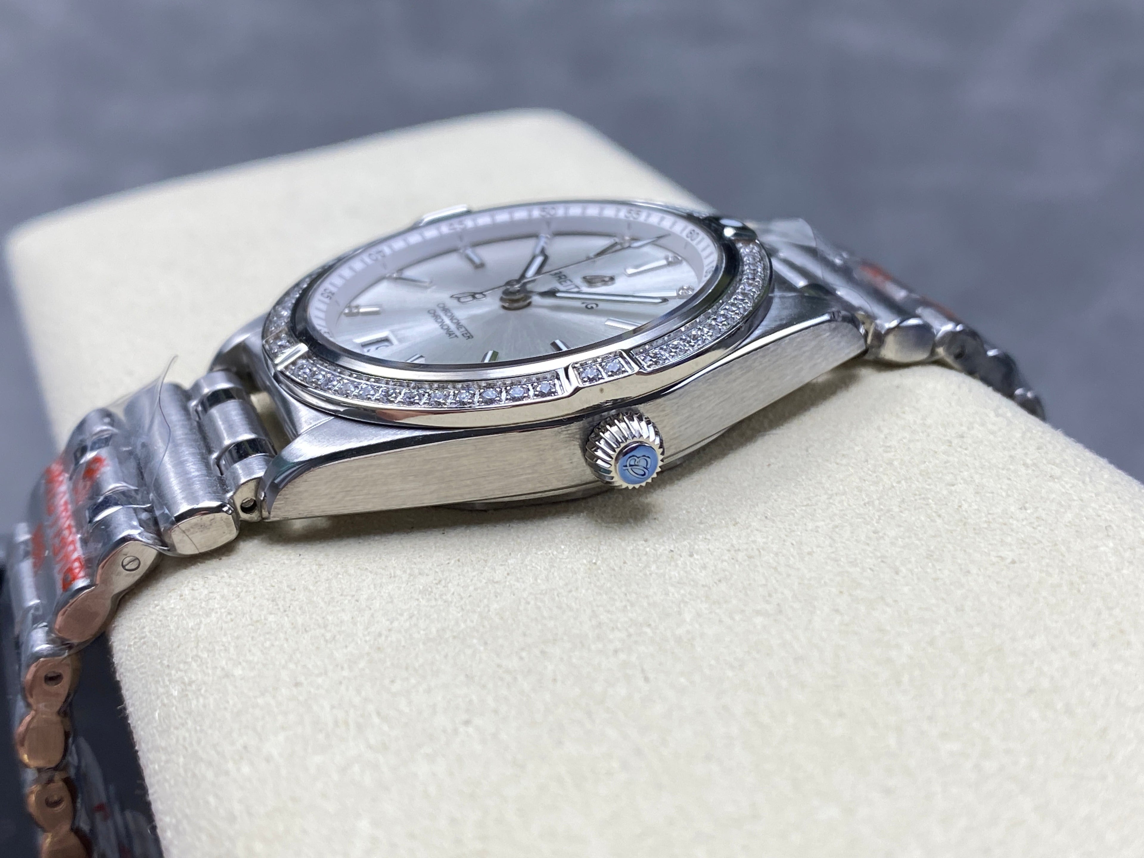 CHRONOMAT AUTOMATIC 36 BEZEL ATTACHED DIAMOND ALL STEEL