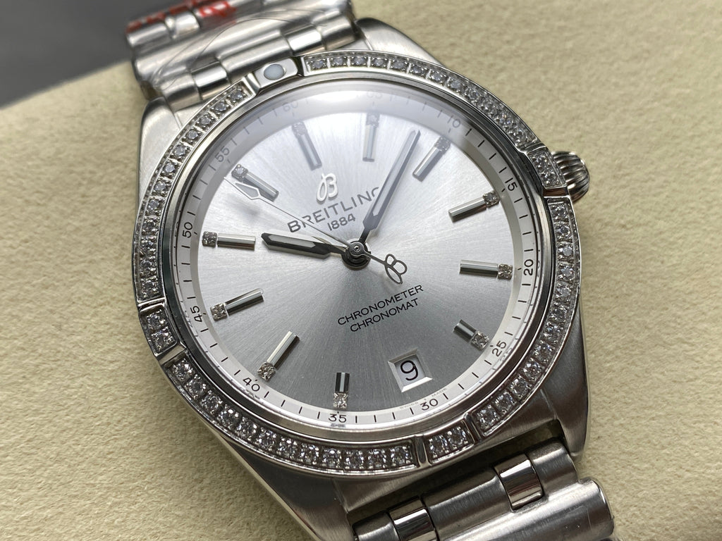 CHRONOMAT AUTOMATIC 36 BEZEL ATTACHED DIAMOND ALL STEEL