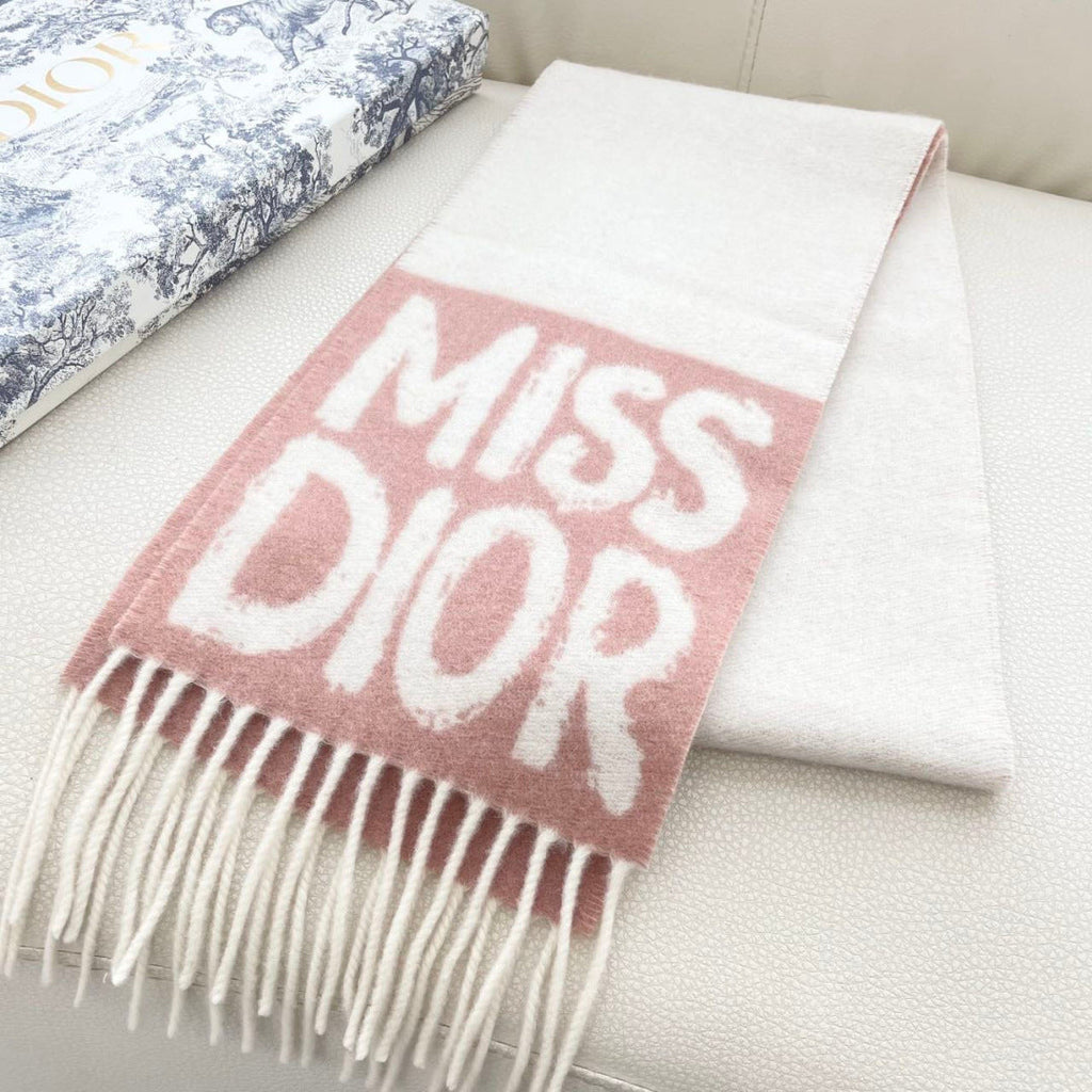 DIOR 26S SCARF 140CM IN CASHMERE 130108