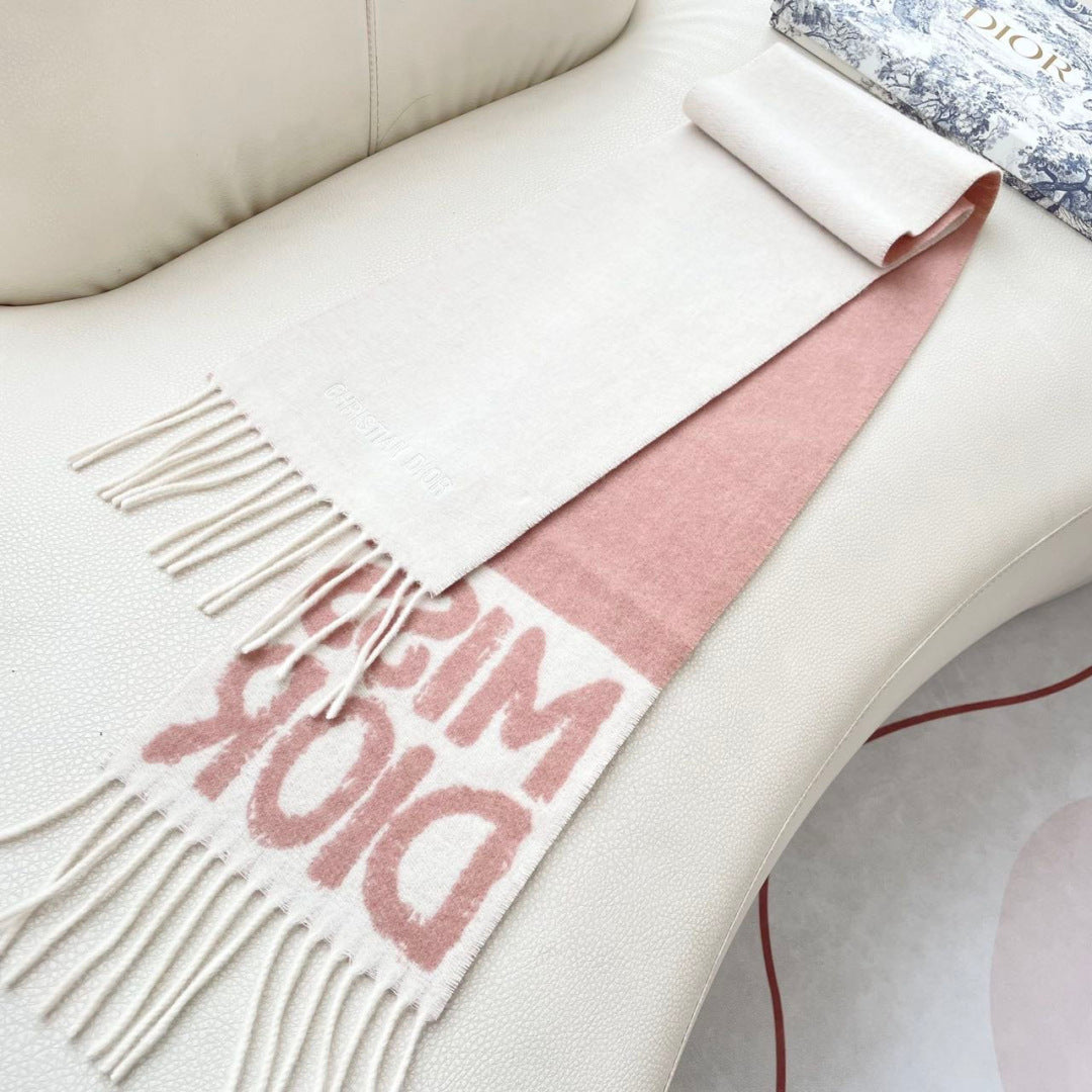 DIOR 26S SCARF 140CM IN CASHMERE 130108