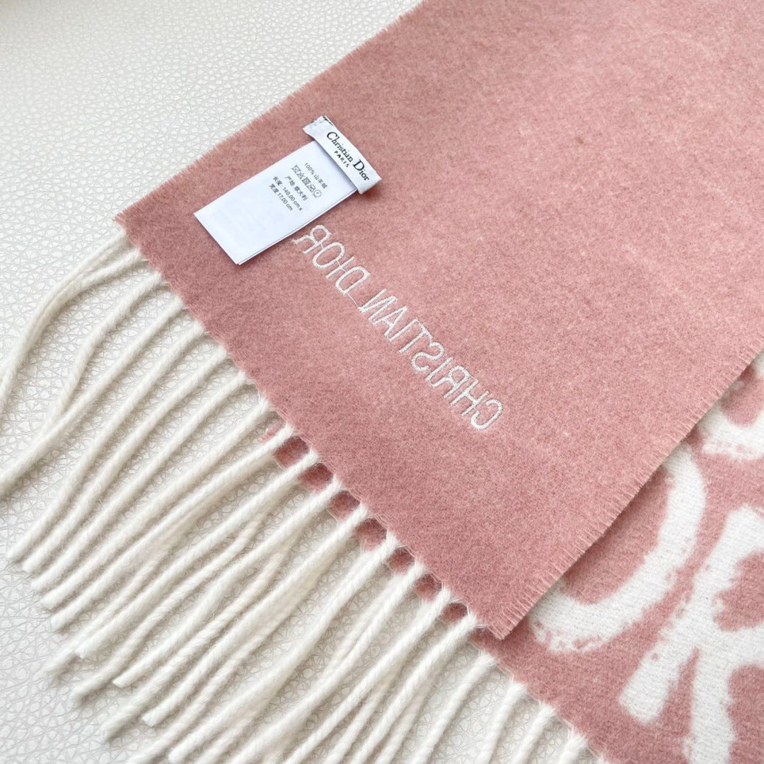 DIOR 26S SCARF 140CM IN CASHMERE 130108