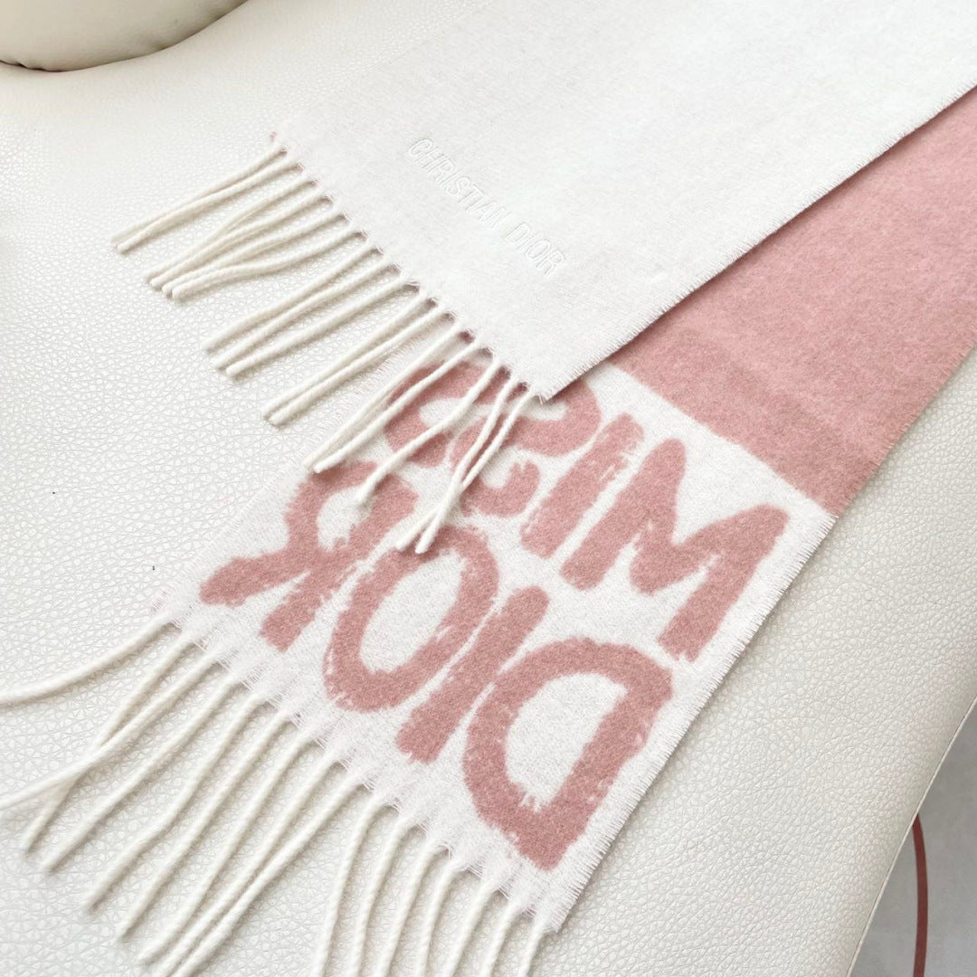 DIOR 26S SCARF 140CM IN CASHMERE 130108
