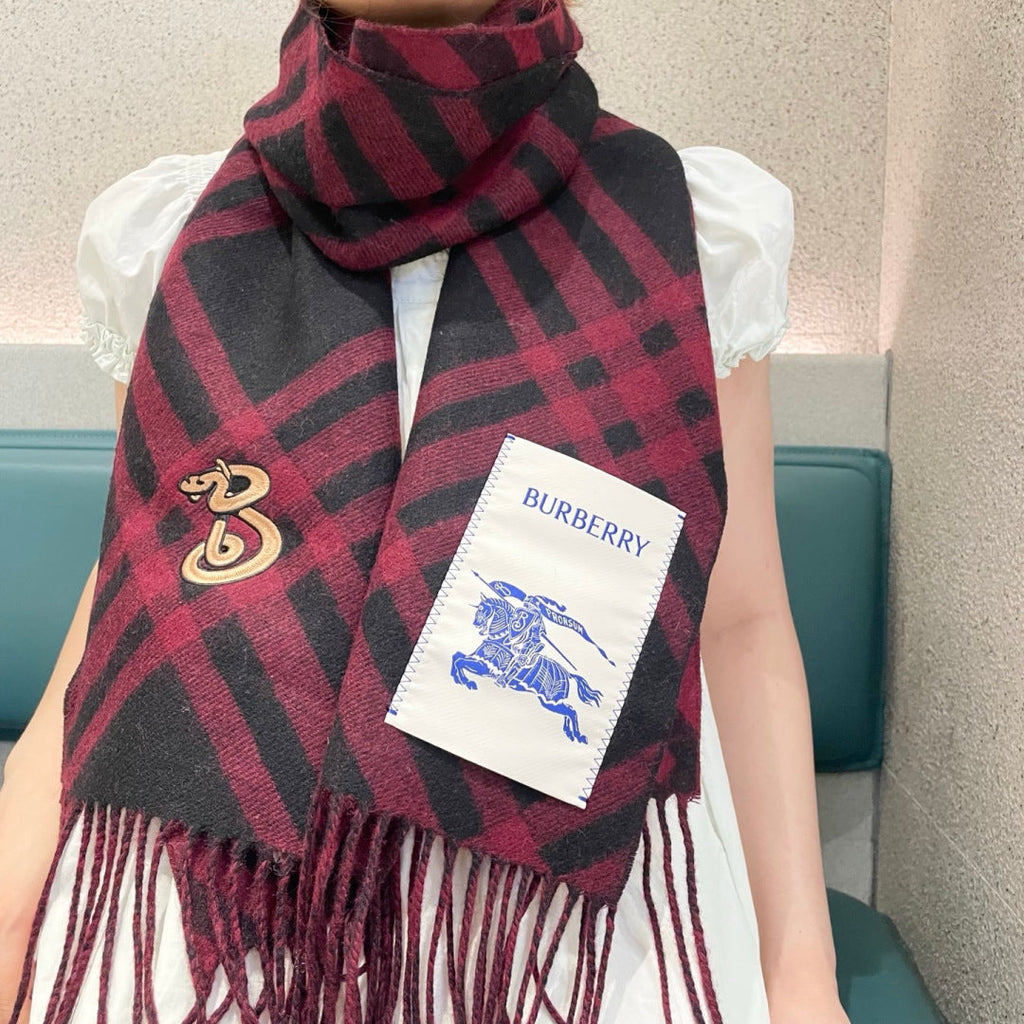 BURBERRY 26S SCARF 168CM IN CASHMERE 159060