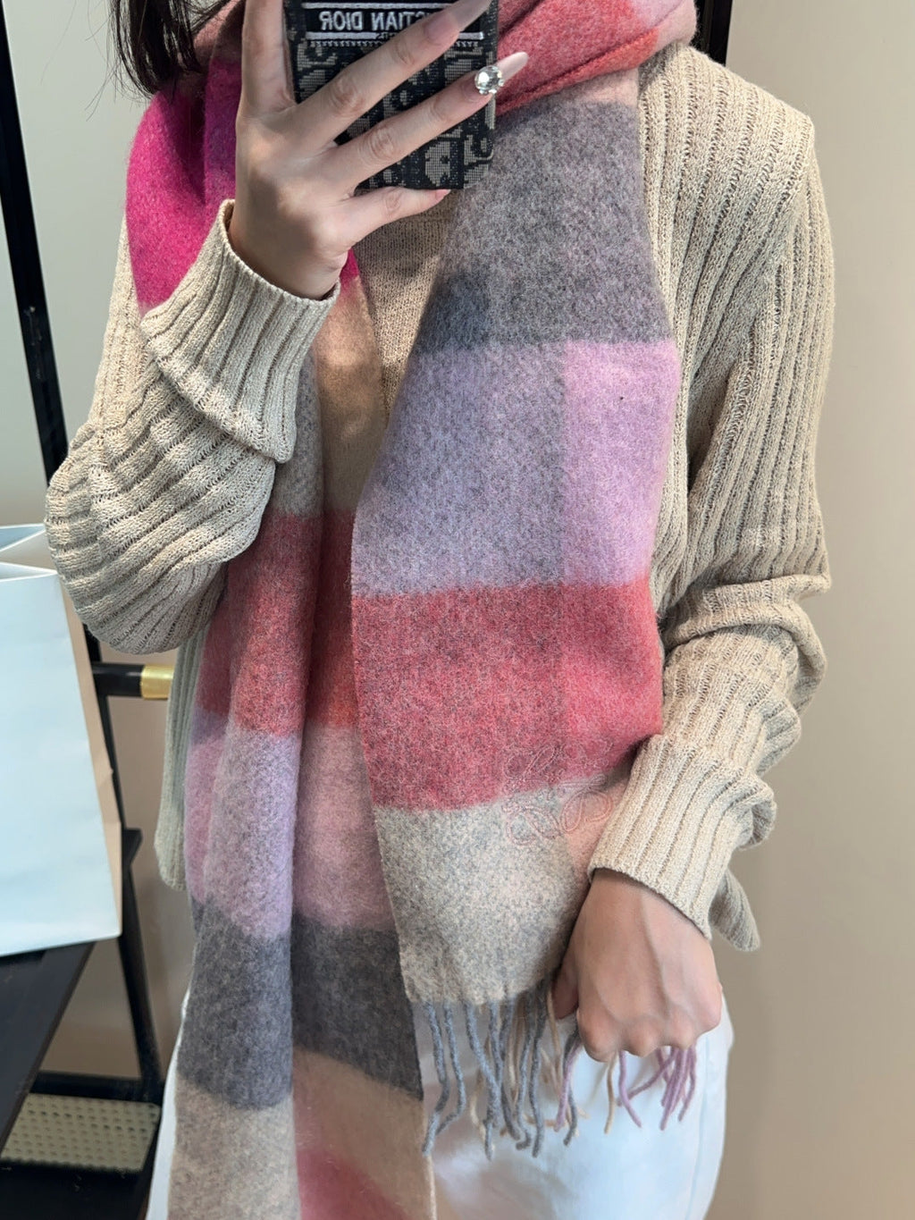 LOEWE 26S SCARF 180 IN CASHMERE 902861
