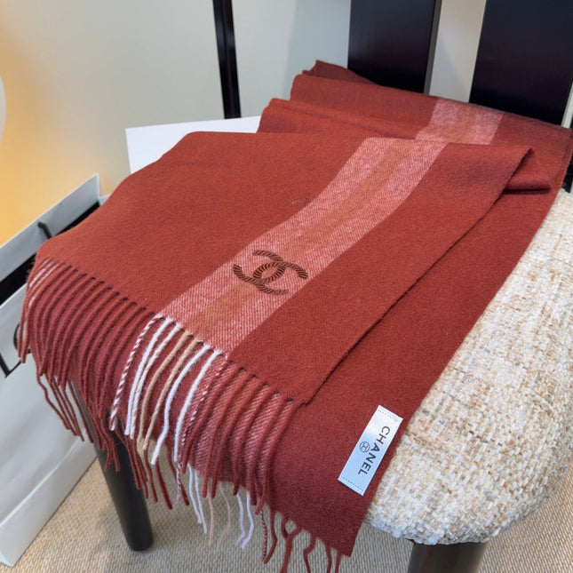 CHANEL 25S SCARF 180 CM IN CASHMERE 942893