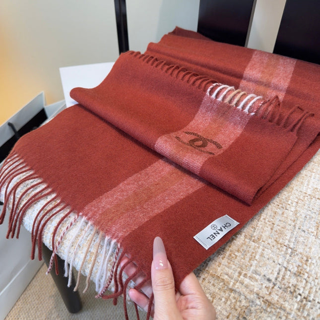 CHANEL 25S SCARF 180 CM IN CASHMERE 942893