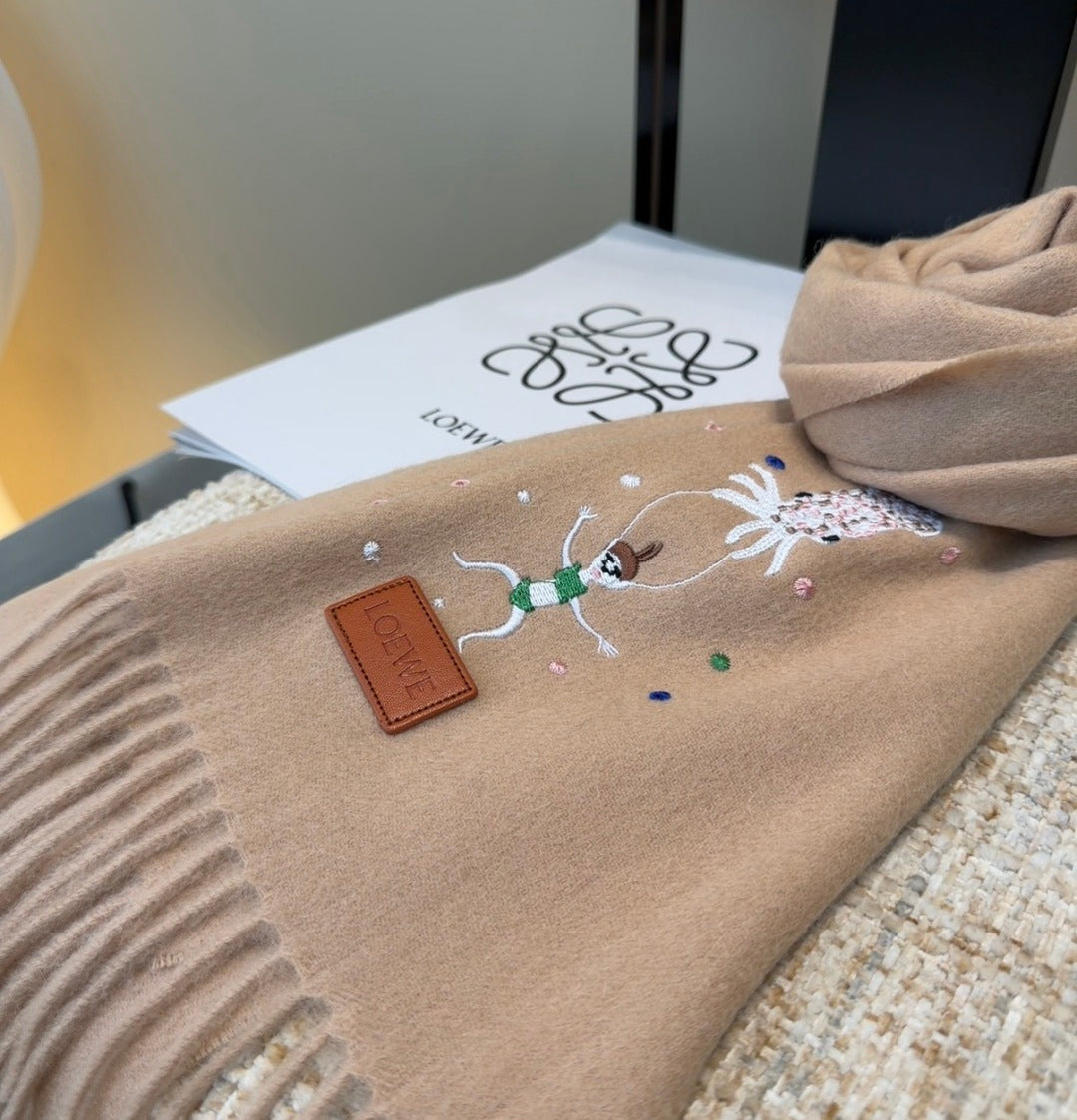 LOEWE 26S SCARF 180 IN CASHMERE 134516