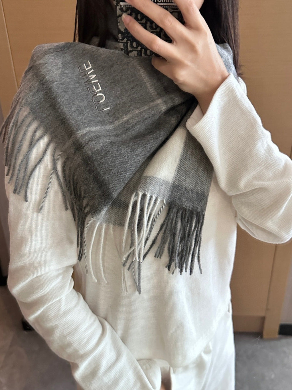 LOEWE 26S SCARF 180 IN CASHMERE 159147