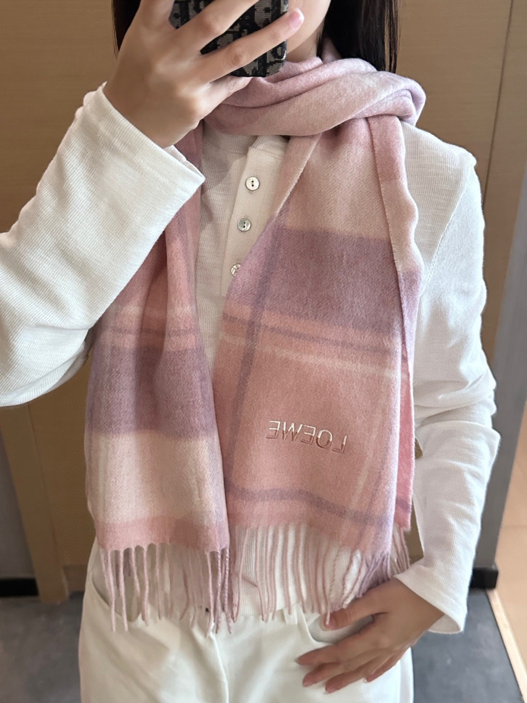LOEWE 26S SCARF 180 IN CASHMERE 159149