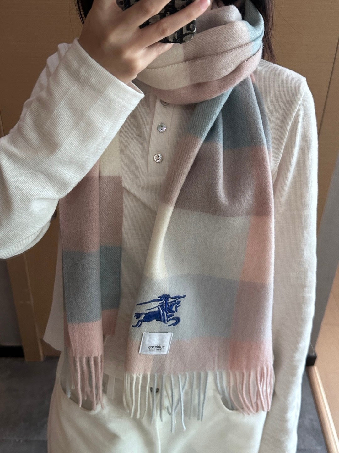 BURBERRY 26S SCARF 180CM IN CASHMERE 179766
