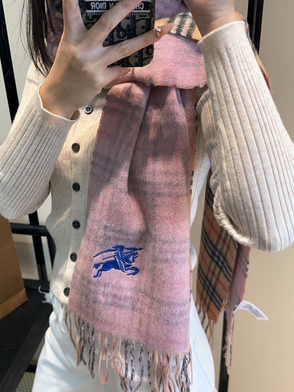 BURBERRY 26S SCARF 180CM IN CASHMERE 190537