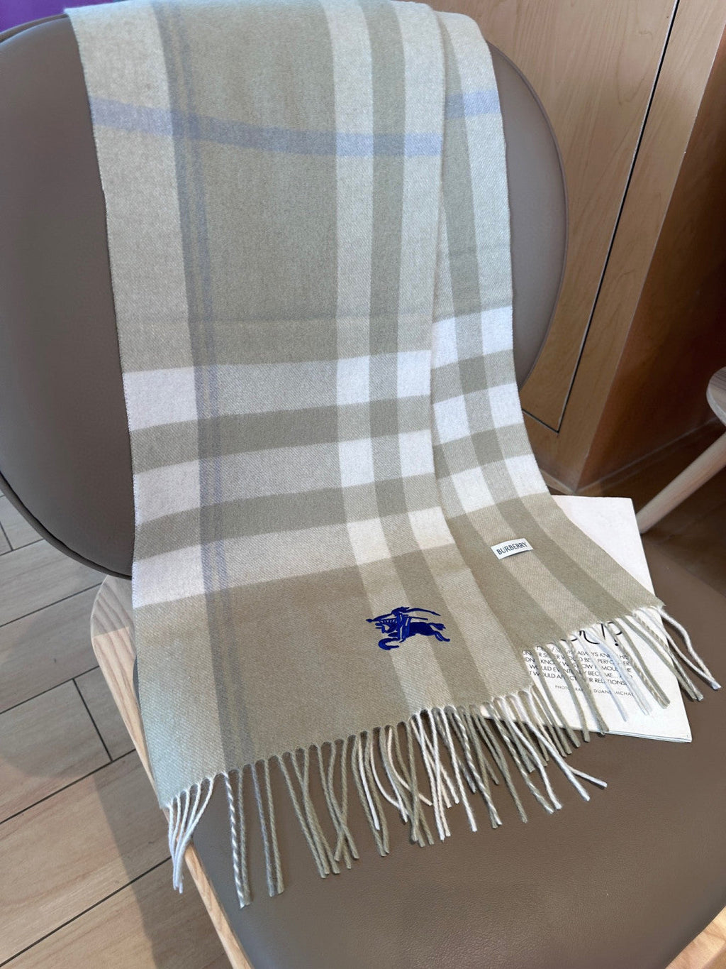 BURBERRY 26S SCARF 180CM IN CASHMERE 192544