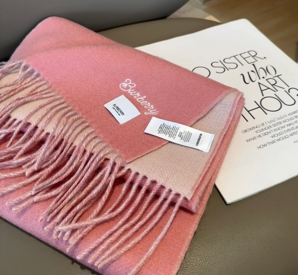 BURBERRY 26S SCARF 180CM IN CASHMERE 192545