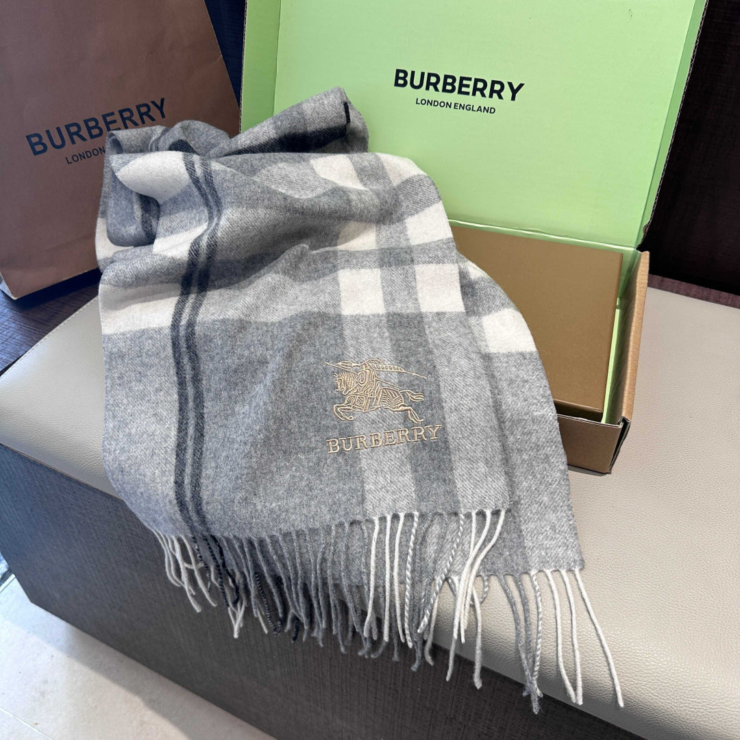 BURBERRY 26S SCARF 180CM IN CASHMERE 196357