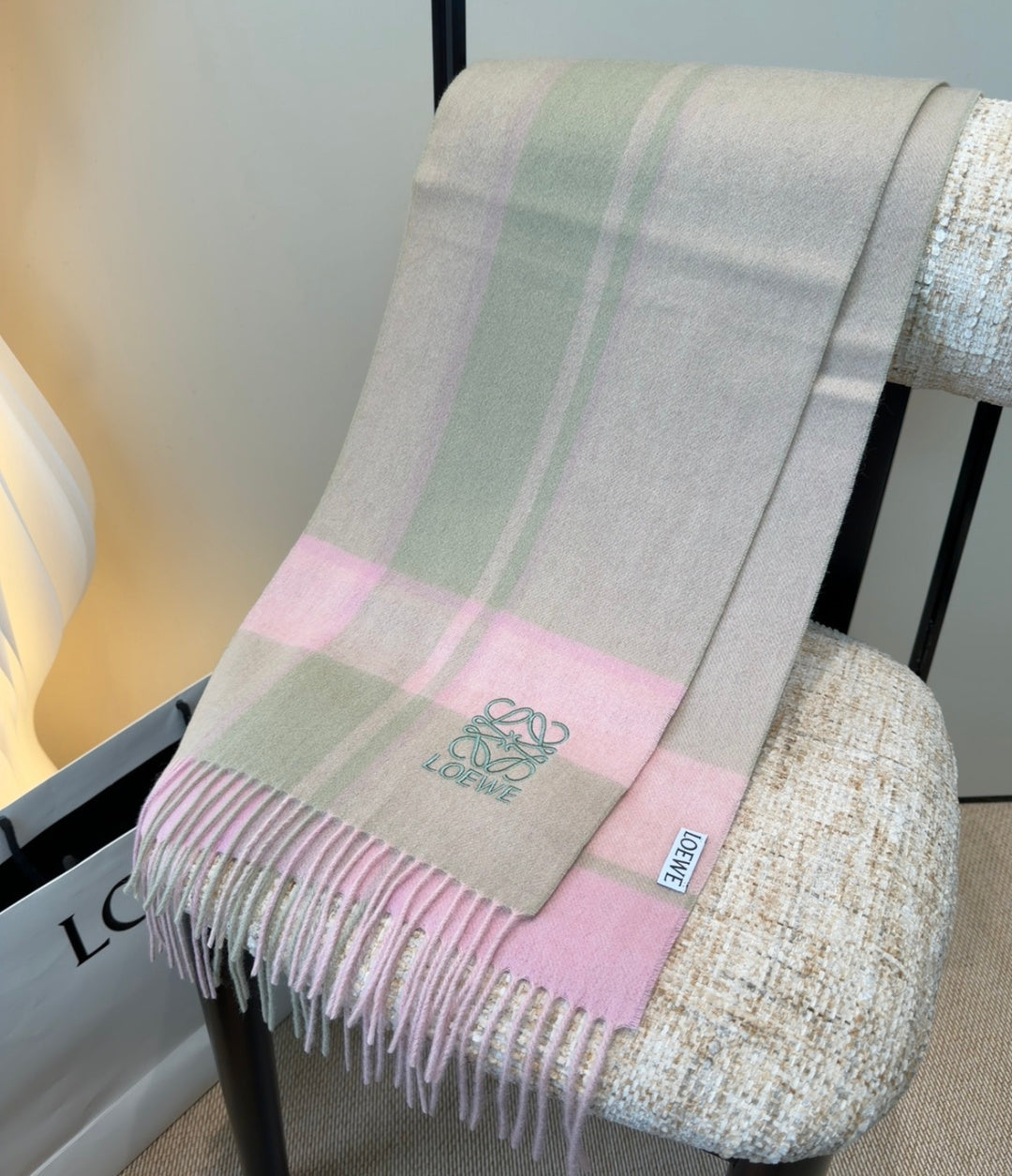 LOEWE 26S SCARF 180 IN CASHMERE WOOL 202469