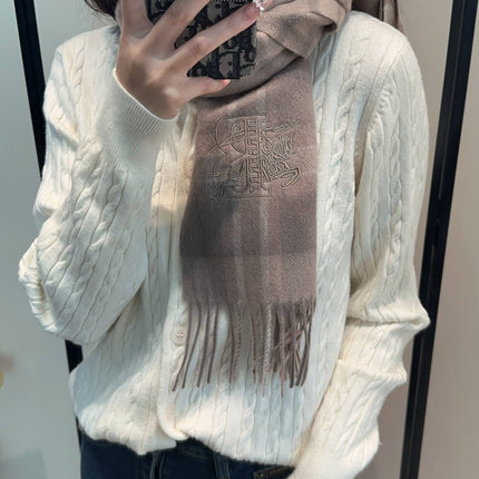 BURBERRY 26S SCARF 180CM IN CASHMERE 207638
