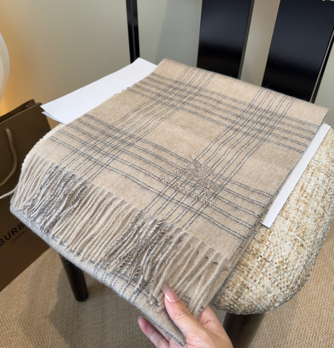 BURBERRY 26S SCARF 180CM IN CASHMERE 215218