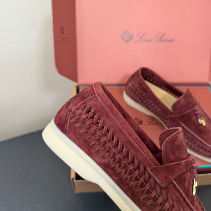 LP 26S CHARM LOAFERS IN WINE RED SUEDE