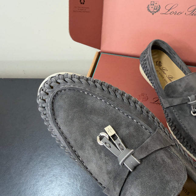 LP 26S CHARM LOAFERS IN GREY SUEDE