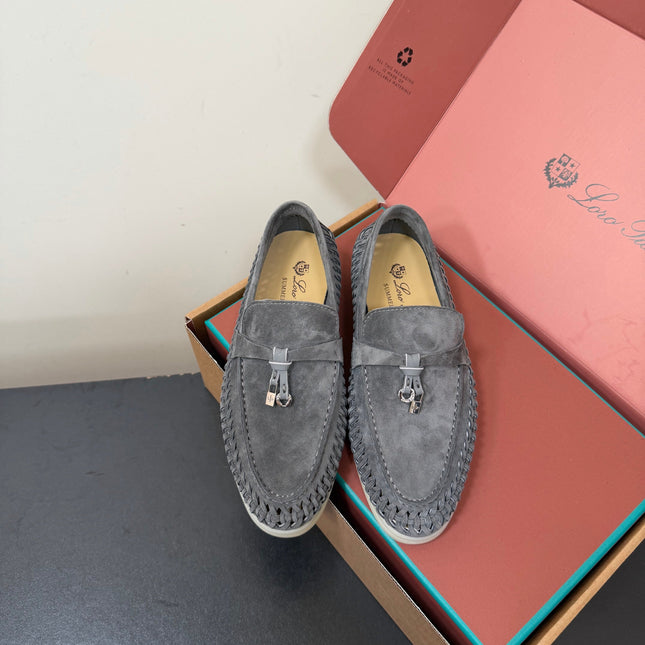 LP 26S CHARM LOAFERS IN GREY SUEDE