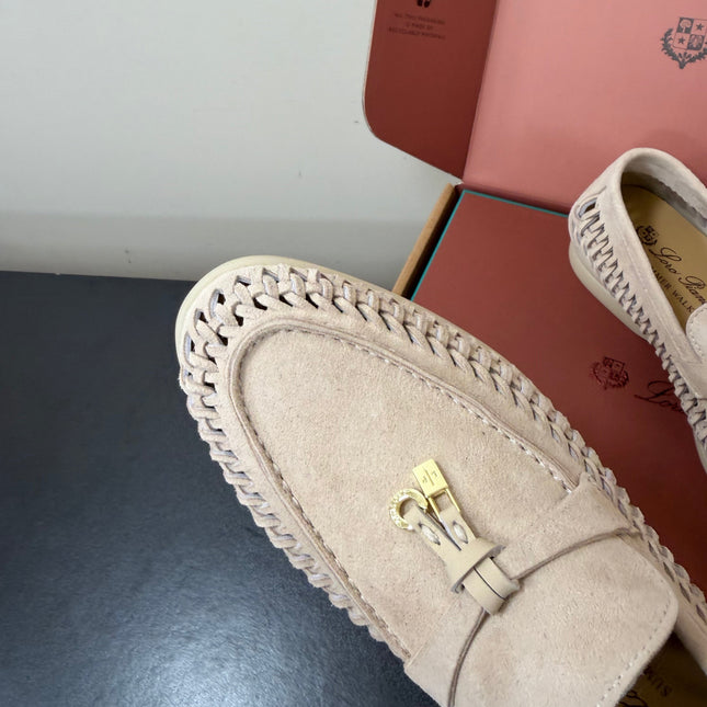 LP 26S CHARM LOAFERS IN BEIGE SUEDE