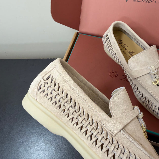 LP 26S CHARM LOAFERS IN BEIGE SUEDE