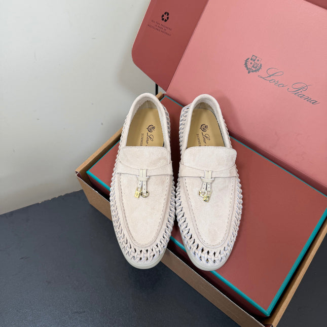 LP 26S CHARM LOAFERS IN BEIGE SUEDE
