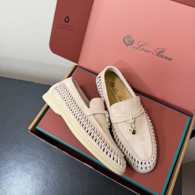 LP 26S CHARM LOAFERS IN BEIGE SUEDE