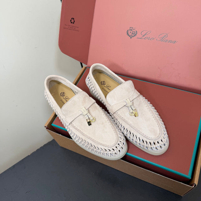 LP 26S CHARM LOAFERS IN BEIGE SUEDE
