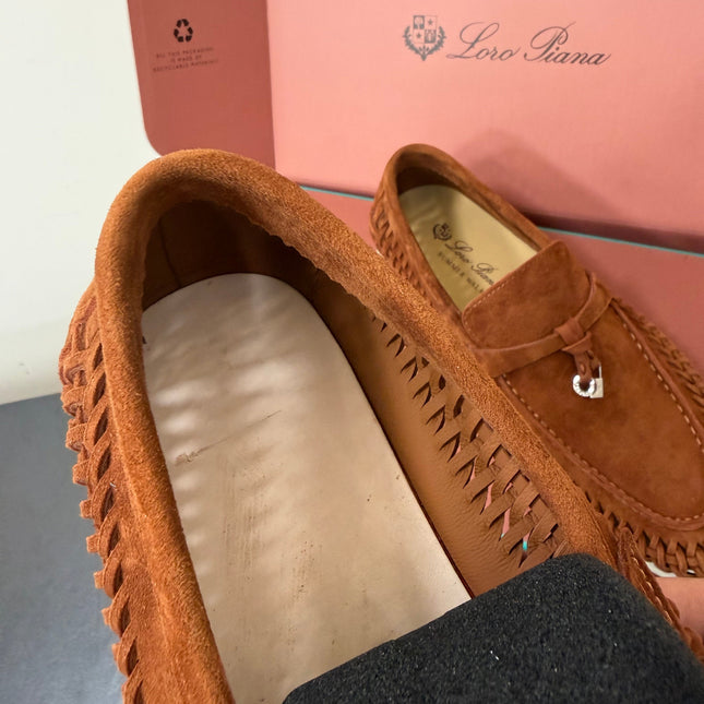 LP 26S CHARM LOAFERS IN RUST BROWN SUEDE