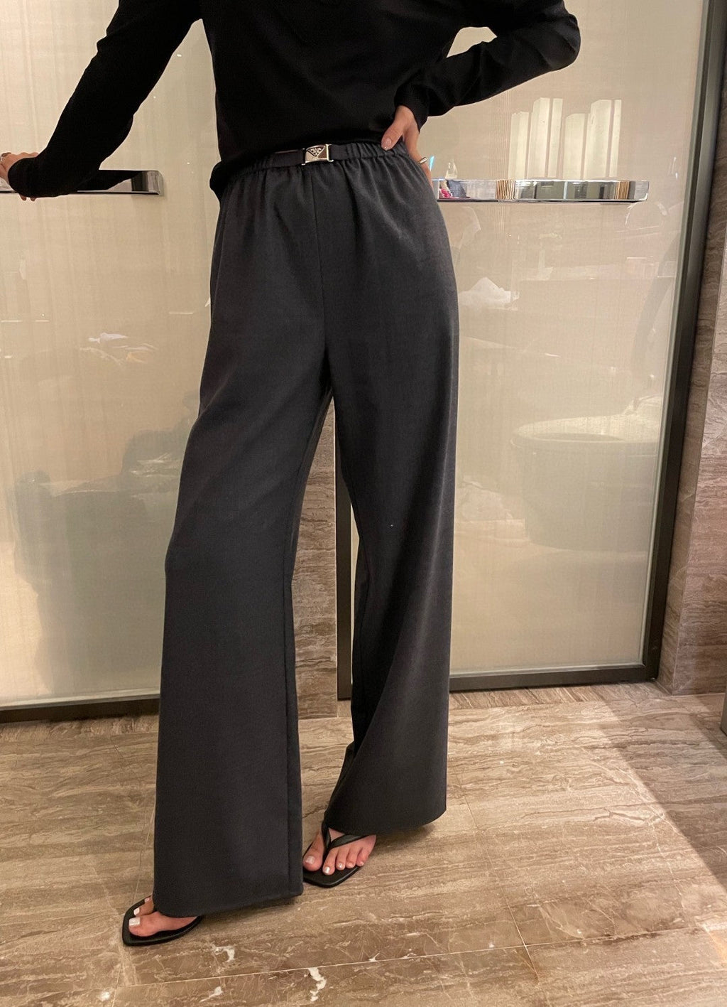 PRADA WIDE-LEG PANTS STYLE 67