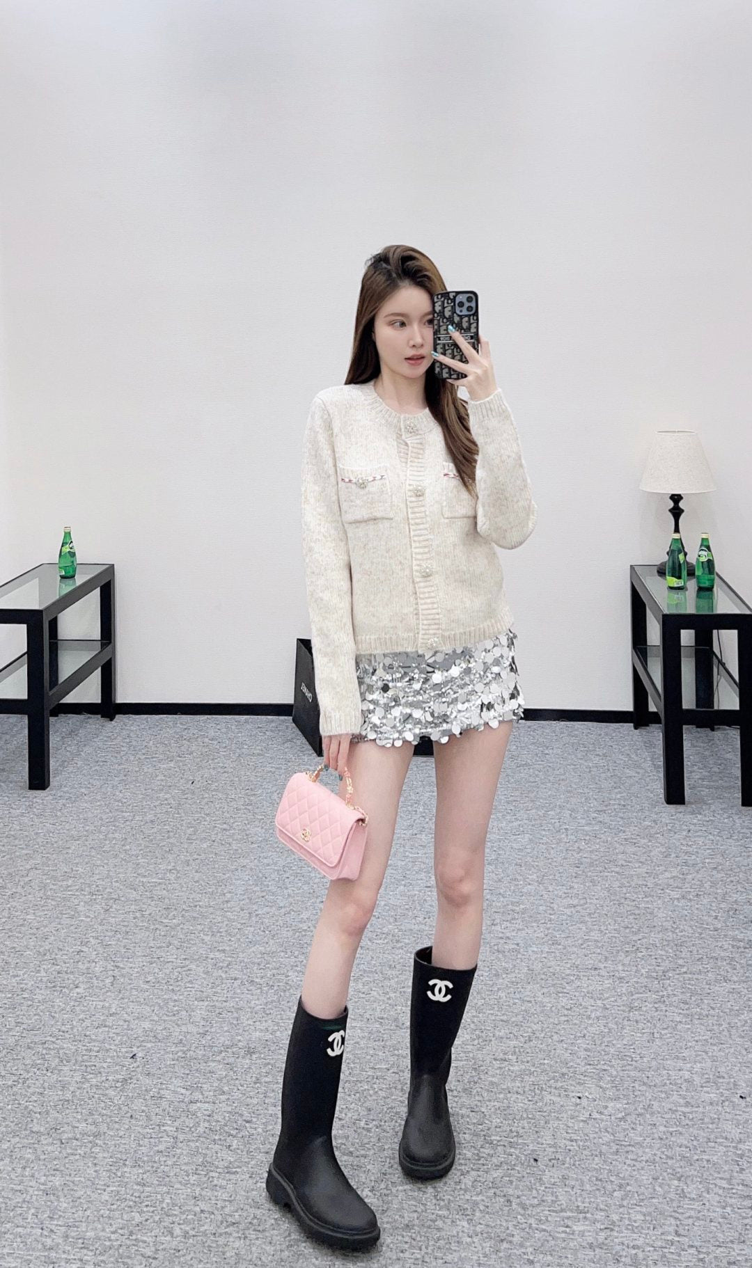 CHANEL 25S KNIT CARDIGAN 400