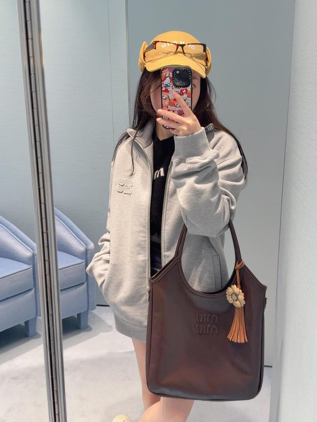 MIUMIU FLEECE JACKET STYLE 717
