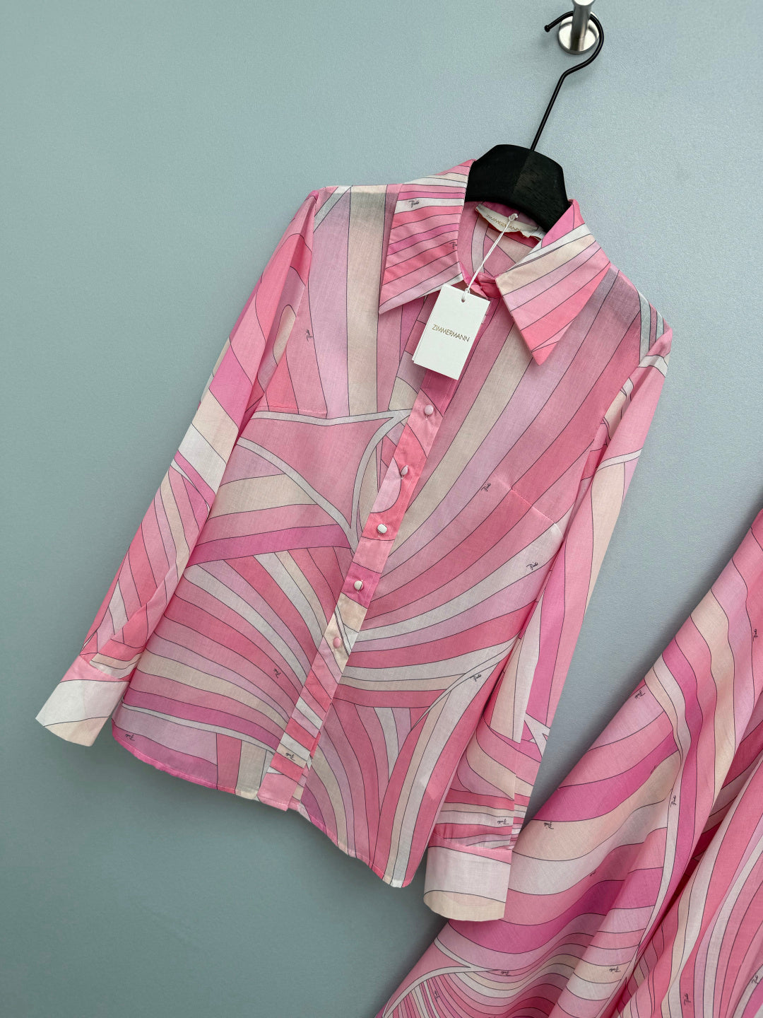 ZIMMERMANN 26S SHIRT AND SKIRT SET STYLE 115