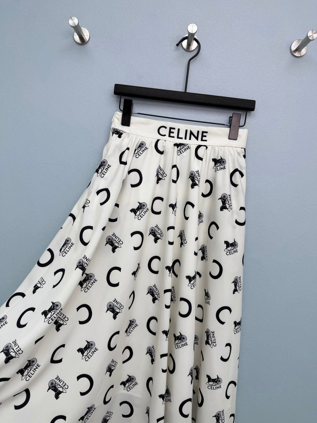CELINE 26S PATTERNED SKIRT 403