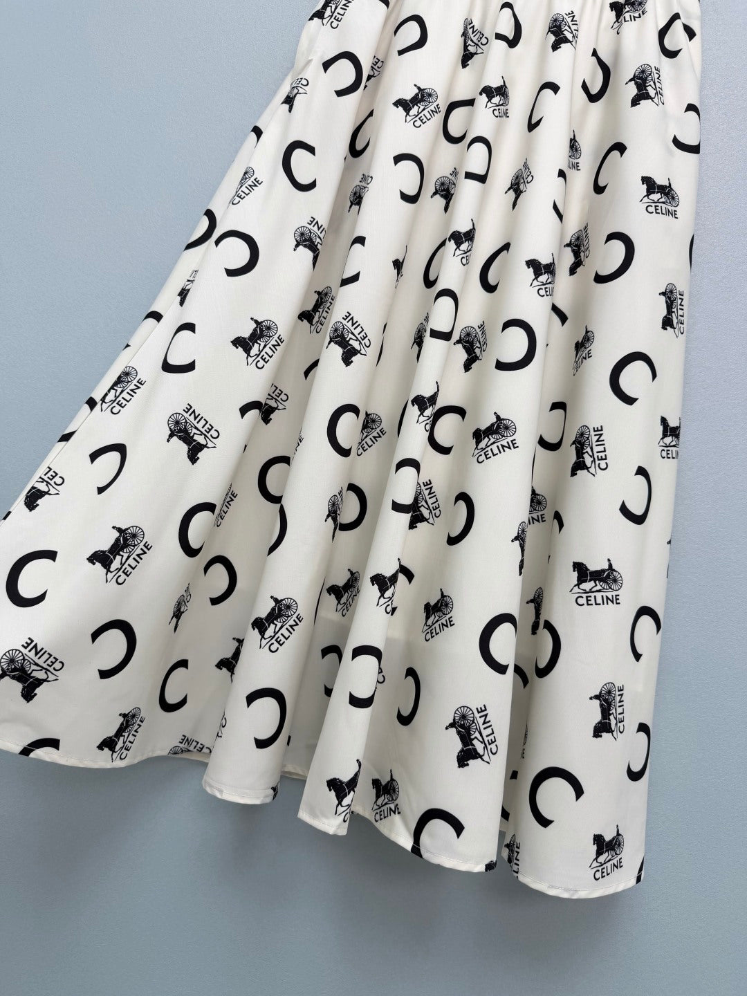 CELINE 26S PATTERNED SKIRT 403