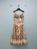 ZIMMERMANN 26S PATTERNED SPAGHETTI STRAP DRESS STYLE 96