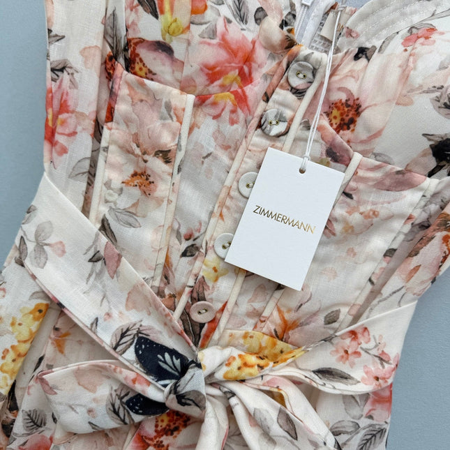 ZIMMERMANN 26S WAIST-CINCHED DRESS STYLE 95