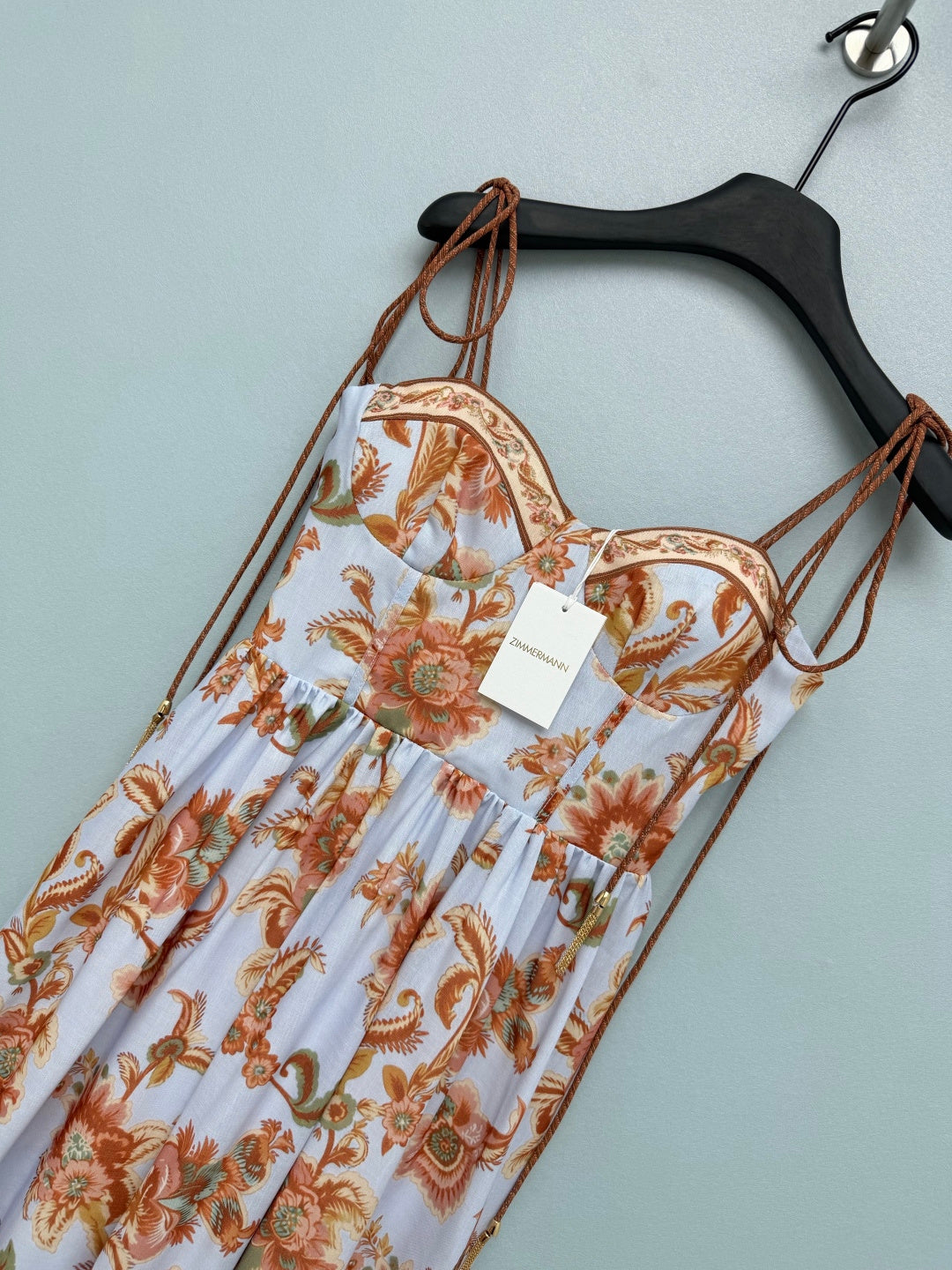 ZIMMERMANN 26S PATTERNED MIDI DRESS STYLE 76