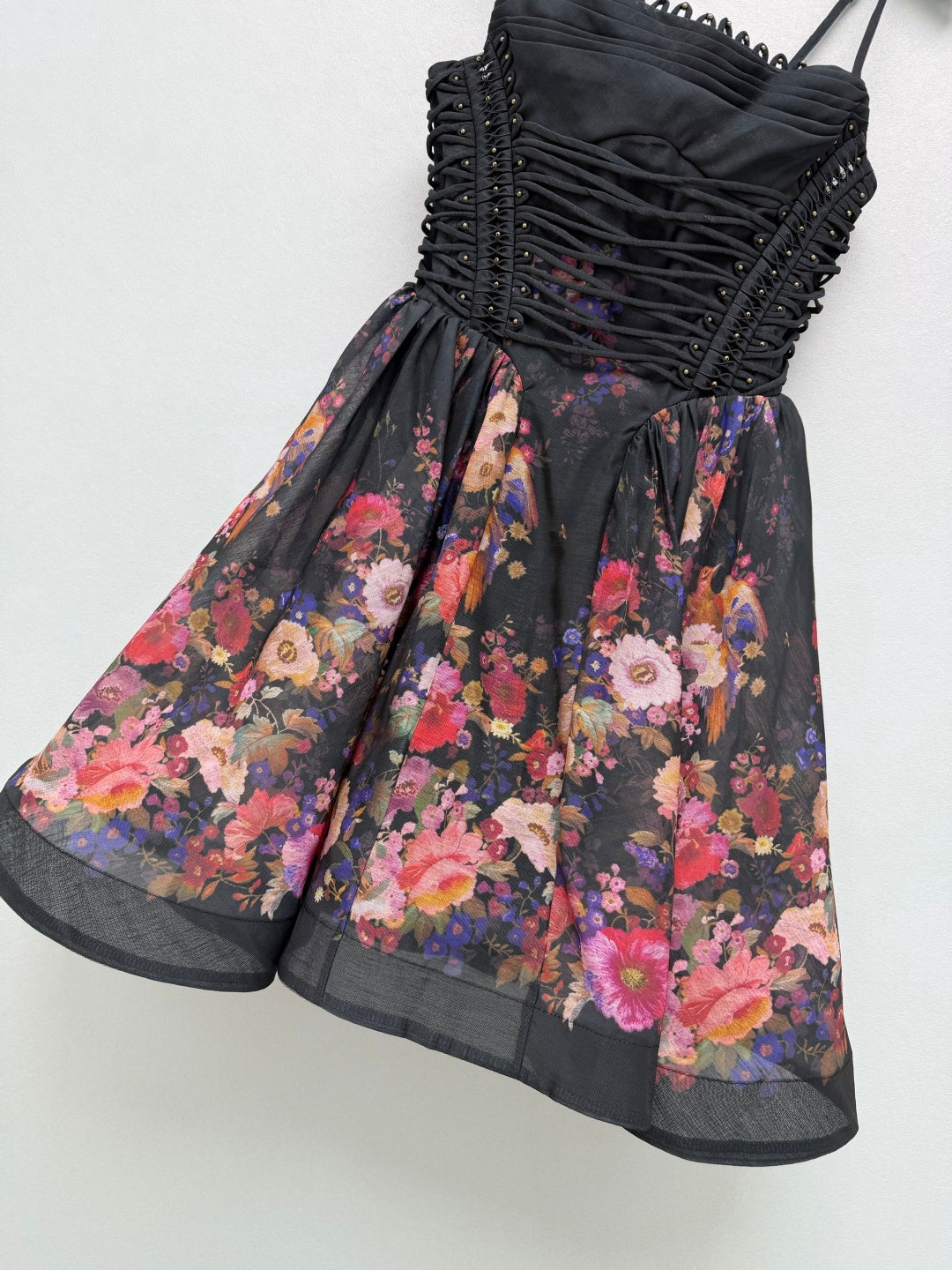 ZIMMERMANN 26S PATTERNED CAMI DRESS STYLE 66