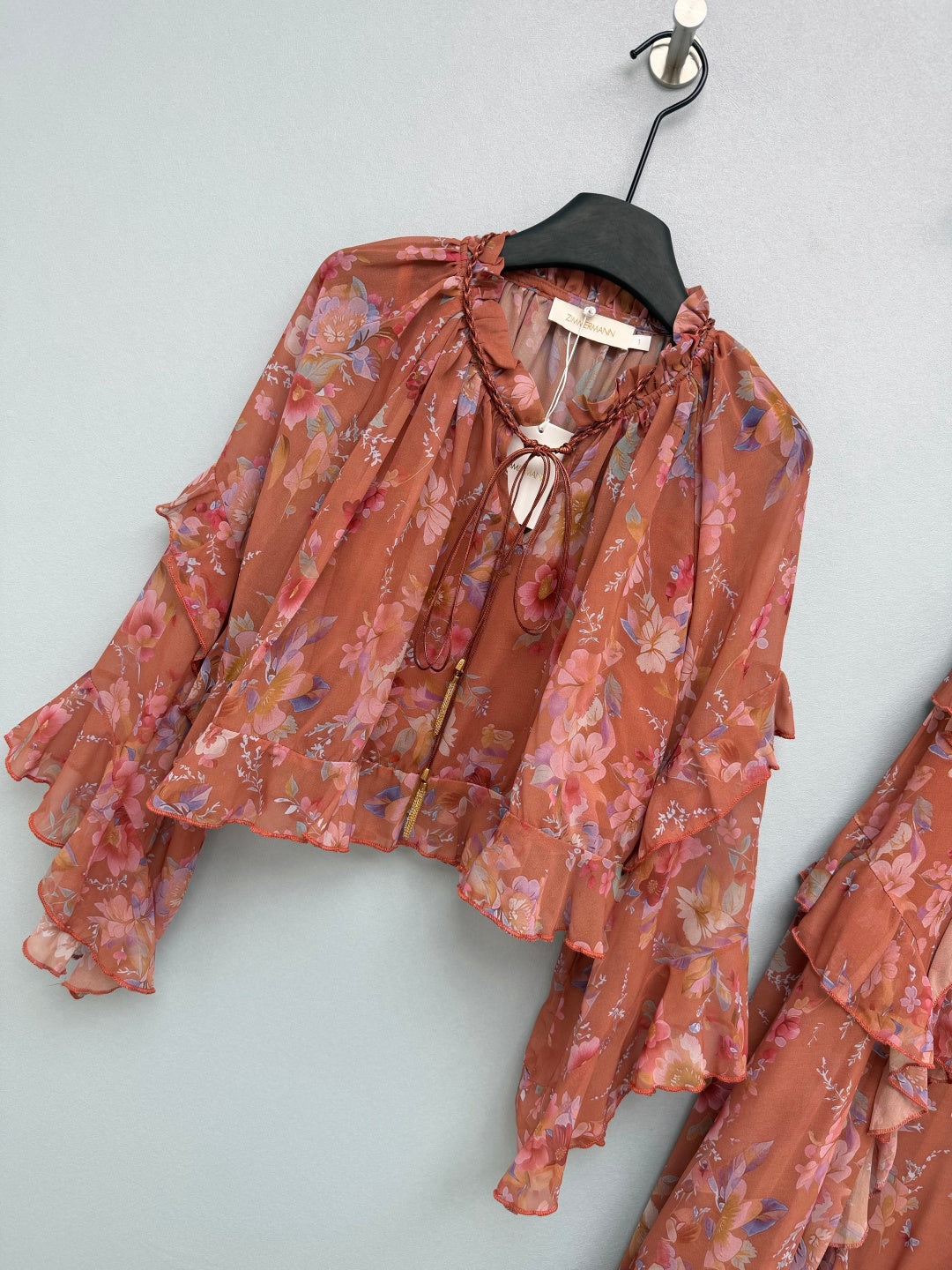 ZIMMERMANN 26S TOP AND SKIRT SET STYLE 64