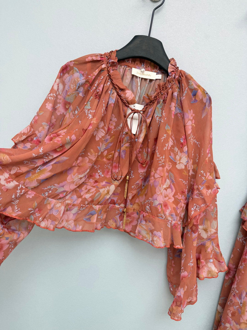 ZIMMERMANN 26S TOP AND SKIRT SET STYLE 64