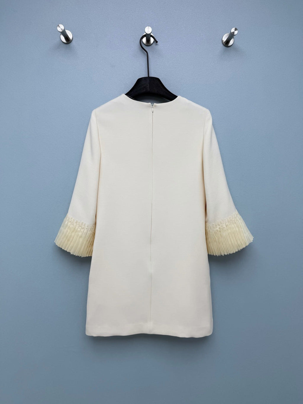 VALENTINO 26S PLEATED SLEEVE DRESS 133