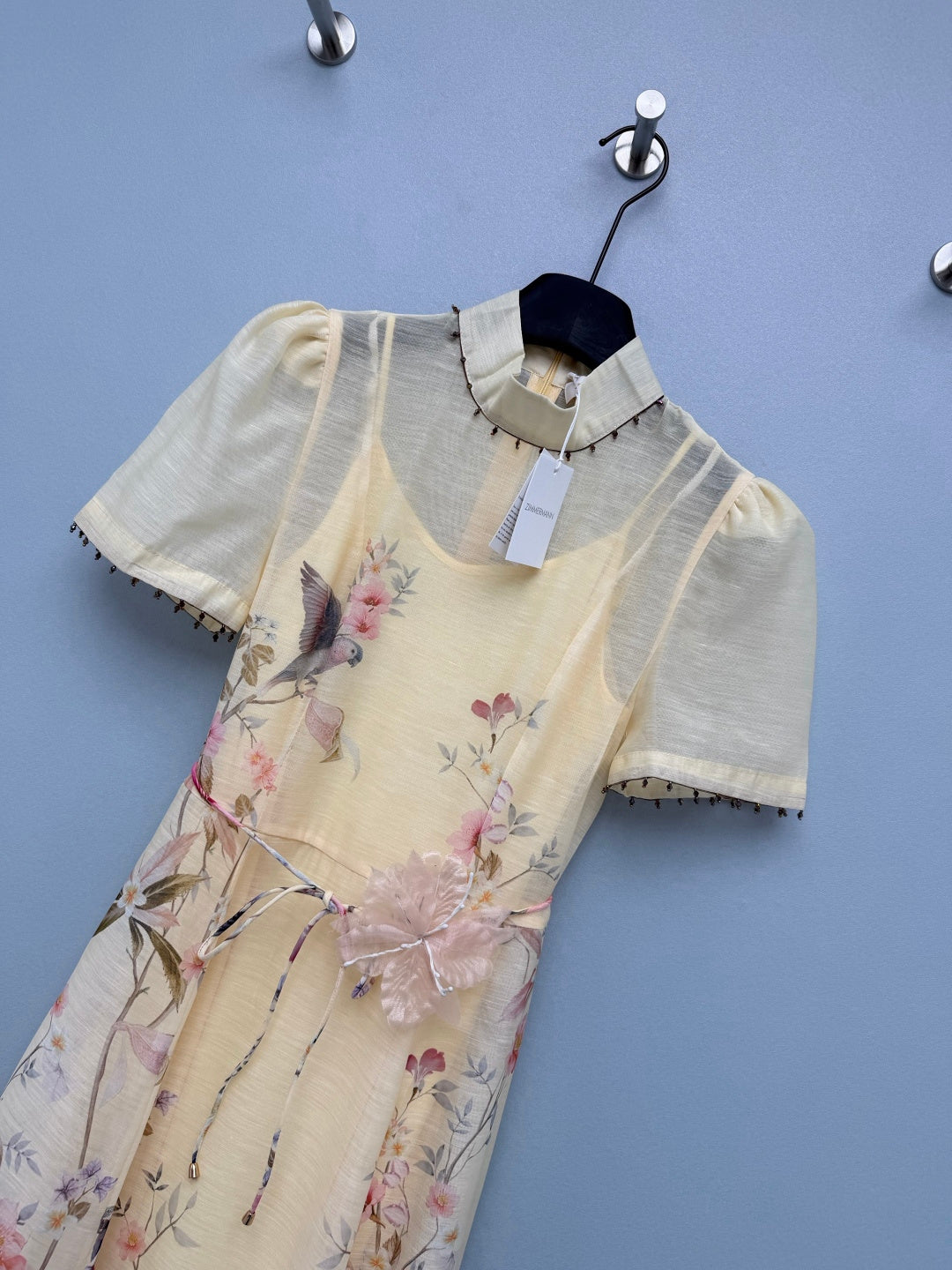 ZIMMERMANN 26S BEADED COLLAR DRESS STYLE 33